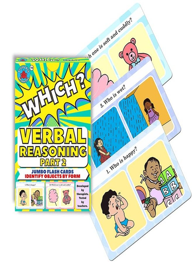 Brainy Bug Resources 30 Answer 'Which?' Questions with 60 Action Words (Audio-Enabled Decks) | Verbs and Verbal Reasoning | Audio in Hindi, English, Tamil, Telugu, Punjabi and Kannada | Early Years - Image 4